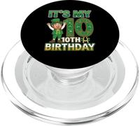 10 cumpleaños Día de San Patricio Diez Fiesta Bday Boy Girl PopSockets PopGrip para MagSafe