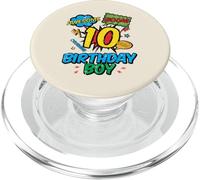 10 Cumpleaños Niño Cómic 10th Bday Superhero Party Niños Niños PopSockets PopGrip para MagSafe