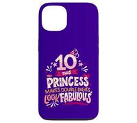 10 cumpleaños Princesa de Doble dígitos cumpleaños Diez años Divertido Carcasa para iPhone 13
