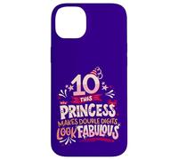 10 cumpleaños Princesa de Doble dígitos cumpleaños Diez años Divertido Carcasa para iPhone 14 Plus