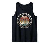 10º Cumpleaños Vintage Agosto 2016 Retro Edición Limitada Camiseta sin Mangas
