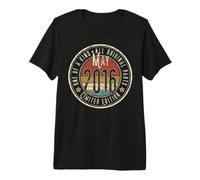 10º Cumpleaños Vintage Mayo 2016 Retro Edición Limitada Camiseta Premium