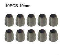 10 cuñas redondas de metal con mango de martillo para una seguridad fiable de la herramienta y longevidad (19 mm)