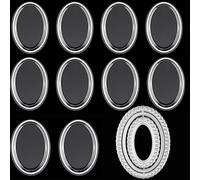 10 cúpulas tridimensionales 3D con 17 unids/set de troqueles de metal elipse para hacer tarjetas cúpulas dimensionales plástico transparente para hacer tarjetas coctelera artesanías hechas a mano