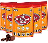 10-day Emergency Food supply for natural disaster Earthquake Flood Tornado Hurricane Volcano Bush Fire Gluten Free and Non-GMO 25 Years Shelf Life (120 tabs - Chocolate) by LB1 High Performance