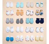 10 de para niños y niñas pequeños, patrones surtidos, tela 100 % algodón y cómoda para que se rasquen la cara