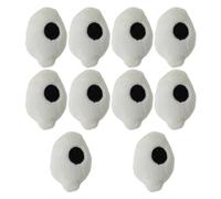 10 diademas de felpa suaves y elegantes con ojos de dibujos animados para manualidades, zapatos, sombreros, bolsas, bricolaje, ojos de dibujos animados, para manualidades