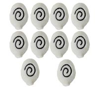 10 diademas de felpa suaves y elegantes con ojos de dibujos animados para manualidades, zapatos, sombreros, bolsas, bricolaje, ojos de dibujos animados, para manualidades