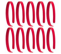 10 diademas lisas para el pelo, color negro, diadema lisa suave para manualidades