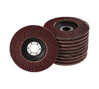 10 discos de abanico - Diámetro 125 mm x 22,23 mm - grano 40 - marrón / estándar discos / discos abrasivos / disco abrasivo