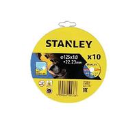 Stanley Discos de corte INOX 125x1.0x22.23 mm – 10 unidades