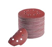 10 discos de lijado de 5 pulgadas y 8 agujeros, papel de lija adhesivo de gancho y bucle de 125 mm for lijadora orbital aleatoria, hojas abrasivas de grano 40-3000, 10 unidades(1500,10 Pieces)
