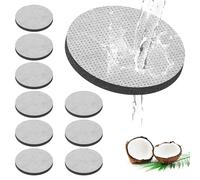 10 Discos Filtrantes de Recambio Carbón Activado para Brita Filtro Botellas, Discos de Filtro de Agua Compatibles con Brita Fill & Go, Reduce el Cloro, Micropartículas, Bacterias