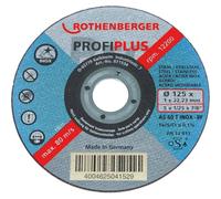 10 discos INOX PROFI Plus, 125 x 1 x 22 mm