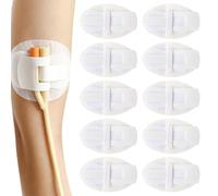 10 Dispositivos de Estabilización de Catéter,Bolsa de Pierna Urinaria, Soporte para la Pierna,Soporte Adhesivo para Bolsa de Pierna Urinaria, Accesorios para Tubo de Catéter de Fijación, 11 x 6,5 cm