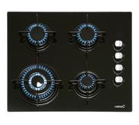 10% Dto. Cata CIB 6031 BK - Placa de Gas Butano 4 Quemadores 59 cm Negro