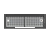 Cata CORONA BK 90 - Campana Integrada 90 Cm Visera de Cristal Negra Clase A