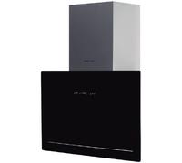 10% Dto. Cata Goya 70 Bk - Campana Decorativa Cata&Roca 70 Cm 825m3/h Cristal Negro A+++