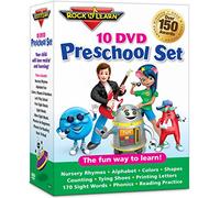 10 DVD Preescolar Set por Rock 'N Learn