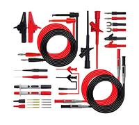 10 en 1 Kit de prueba Prueba de plomo flexible Sonda de prueba sondas for multímetro universal Sonda enchufe de plátano