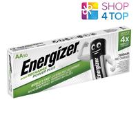 10 ENERGIZER AA BATTERIES ACCU RECARGA POWER PLUS NiMH RECARGABLE 1.2V NUEVO