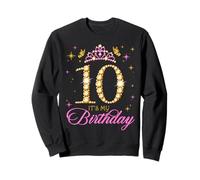 10 Es mi cumpleaños, 10 años, Princesa, décimo cumpleaños Sudadera
