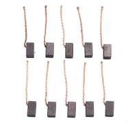 10 escobillas de carbón de repuesto de 6 x 6 x 10 mm para motor de ventilador, motor de ventilador, motor de limpiaparabrisas - Paquete de 2 o 10, compatible con herramientas eléctricas automotrices y