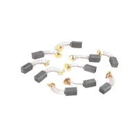 10 escobillas de carbón de repuesto for herramientas eléctricas: martillo eléctrico, amoladora angular y juego de escobillas de grafito.(6.5x7.5x12.5mm)