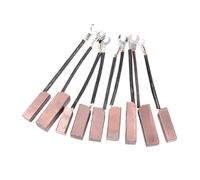 10 escobillas de carbón for generador J164 de cobre de 32/35/40 mm de largo y 8/10/12 x 10/12 mm de alto, escobillas de carbón for motor eléctrico(12X12X40mm)