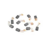 10 escobillas de carbón for herramientas eléctricas - Repuesto for martillo eléctrico y amoladora angular, 6,5 x 7,5 x 12,5 mm y 7 x 11 x 17 mm(6x9x13mm)