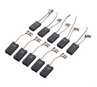 10 escobillas de carbono de repuesto para Bosch 5-40 DCE GSH 5-CE GSH 5E 5-40 DE taladro martillo rotatorio herramienta de demolición pieza 1617014135