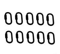 10 eslabones rápidos de bloqueo de cadena de 6 mm para conectar cuerdas, cadenas y accesorios en escenarios de uso en interiores y exteriores