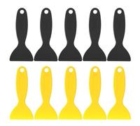 10 espátulas de plástico para masilla de 2.3 pulgadas, herramienta de raspador de calcomanías de resina flexible, espátula para quitar burbujas de aire, espátula de pintura para salpicaduras