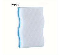 10 Esponjas de Limpieza Asombrosas: Toallitas de Melamina para Cocina, Baño, Pisos, Paredes y Ventanas - Material de Esponja Duradero y Multiusos