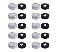 10 esponjas de limpieza en seco profesionales para cepillos cosméticos reutilizables limpiador de viaje para salón y uso doméstico esponja limpiador de cepillos