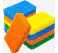 10 esponjas de Silicona para Platos, Esponja de Silicona Reutilizable, Esponja de Limpieza de Cocina, Esponja Suave para Platos, Frutas y Verduras