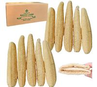 10 esponjas exfoliantes corporales (7-10 pulgadas) de lufa para ducha | Esponja natural de lufa | Baño para hombres y mujeres | Paquete de 10