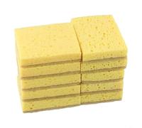 10 esponjas plásticas para platos compuestas de sisal y celulosa a base de pulpa de madera para bajo mantenimiento de la cocina
