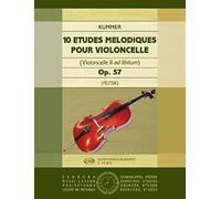 10 etudes melodiques op. 57 (Violoncello II ad li - Violoncello - Book