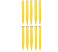 10 extensiones de cabello sintético liso de 56 cm con clip de colores for mujer, ideal for juegos de rol, fiestas de Halloween y Navidad. Rápidas de usar(Yellow)