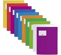10 Farben Schnellhefter Fact! PP, 24 x 31 Centimeter für A4 (10-fach Packung, Sortiert)