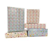 10 Feuilles de luxe formes Motif papier cadeau et étiquettes - New Born Baby, anniversaire, baptême, Noël, etc.