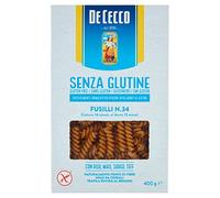 10 fideos de Cecco Fusilli 400 g senza Glutine sin gluten pasta pasta