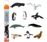 10 Figuras en Miniatura de la Antártida 3.8cm | Figuras Miniatura del Ártico | No Tóxico y Libres de BPA | Adecuados para Edades de 3+ | Safari Ltd