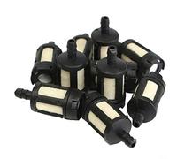10 filtros de gasolina, manguera de gasolina, filtro de combustible general para máquinas de jardín, cortacésped, motosierra