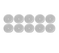 10 filtros de prensa francesa, acero inoxidable 304, 3.7 pulgadas, para 34 oz, acero inoxidable 304, pantalla de malla 150, reutilizable, apto para lavavajillas, se adapta a (Grano 150)