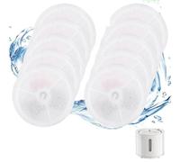 10 Filtros Fuente Gatos para Petkit Eversweet Solo 2/Solo Se/3 Pro/2s/3 | Filtros para Fuente de Agua de Gatos y Mascotas con Carbón Activado y Resina, Filtros de Repuesto de 5 Capas para Gato Perros