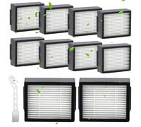 10 Filtros HEPA para iRobot Roomba e/i/j series, Filtros para iRobot Roomba e5 e6 e7, i1 i1+, i3 i3+, i4 i4+, i5 i5+, i6 i6+, i7 i7+, i8 i8+, para Combo j5 j5+ (no para Combo j7 j7+ j9 j9+)