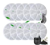 10 filtros para fuente de gato Philips PAW3210/02, filtro para fuente de agua philips, triple sistema de filtro, filtro de repuesto para fuente de gatos, filtro de agua