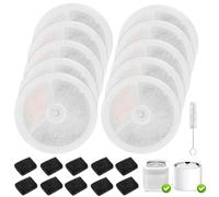10 filtros para fuente para gatos, unidad de filtro 3.0, resina y carbón activado para gatos, compatible con Everweet Solo/Solo SE/Solo 2/3 Pro/3/2s Fuente para gatos, fuente para perros (10 filtros